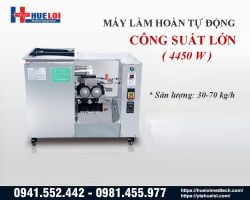 Máy làm viên hoàn công suất lớn