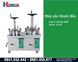 Máy sắc thuốc bắc 2 nồi áp suất cao