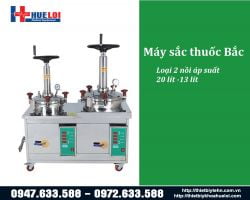 Máy sắc thuốc bắc 2 nồi áp suất cao