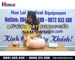 Mô hình đặt sonde tiểu và thụt tháo nam nữ