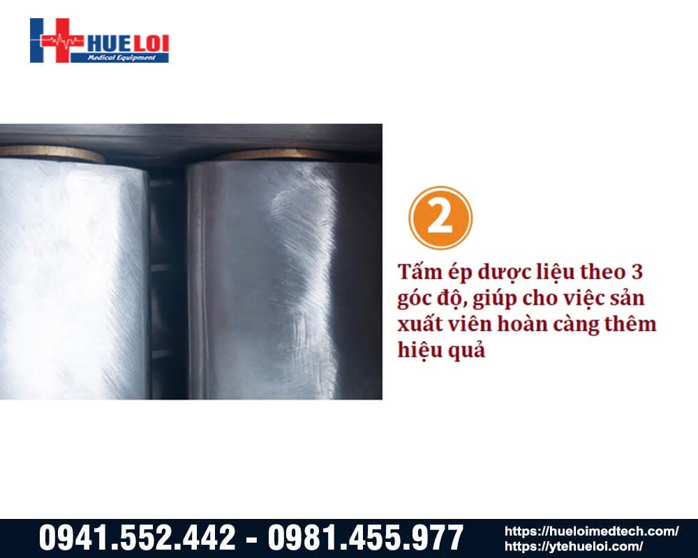 khuôn trộn bột máy làm viên hoàn