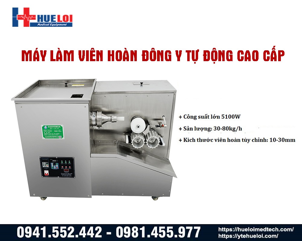 máy làm viên hoàn tự động cao cấp