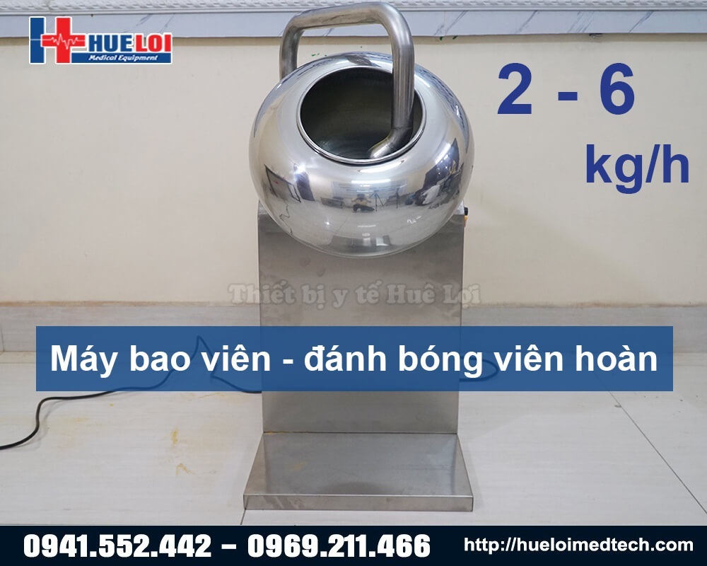 sản lượng máy bao viên đánh bóng viên hoàn