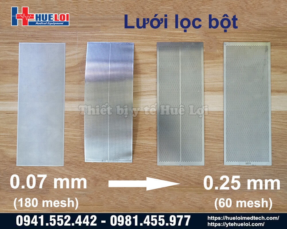 tấm lưới lọc bột của máy nghiền dược liệu