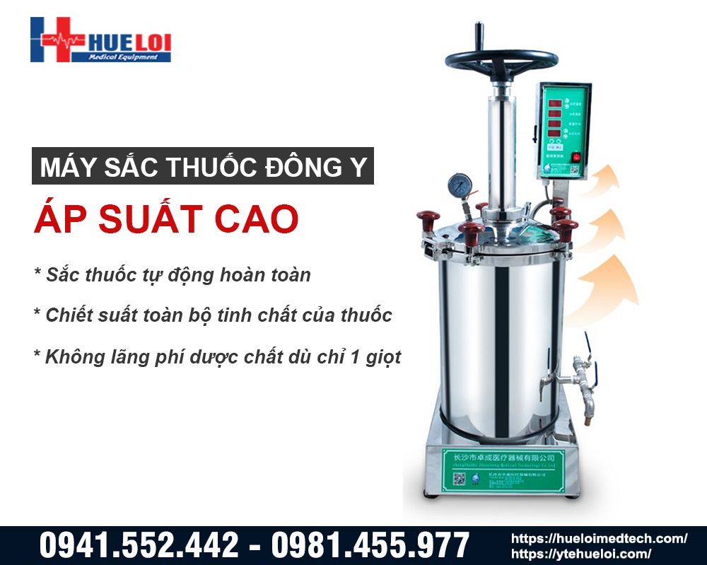 ưu điểm máy sắc thuốc áp suất cao