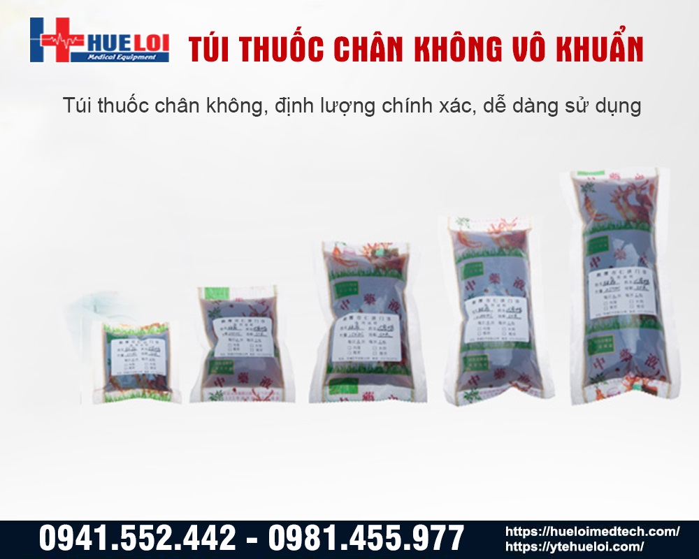 kích thước túi đóng máy sắc thuốc kèm đóng túi tự động 3 nồi đun