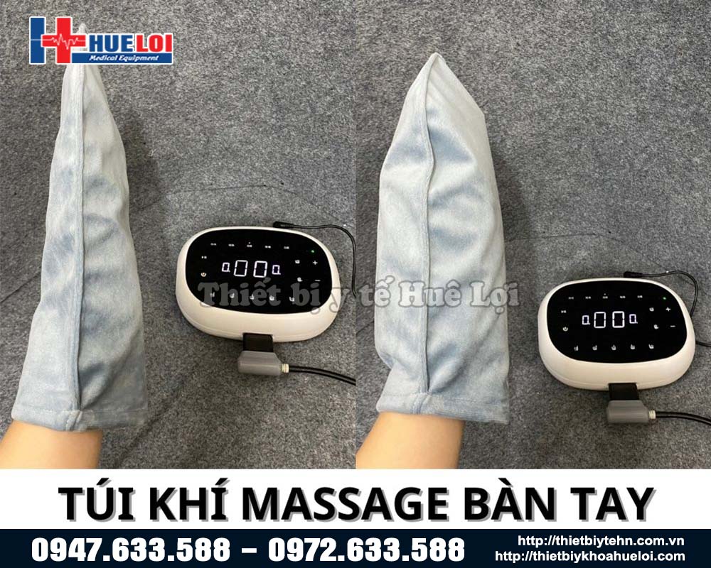 Túi khí massage giúp lưu thông máu tốt hơn