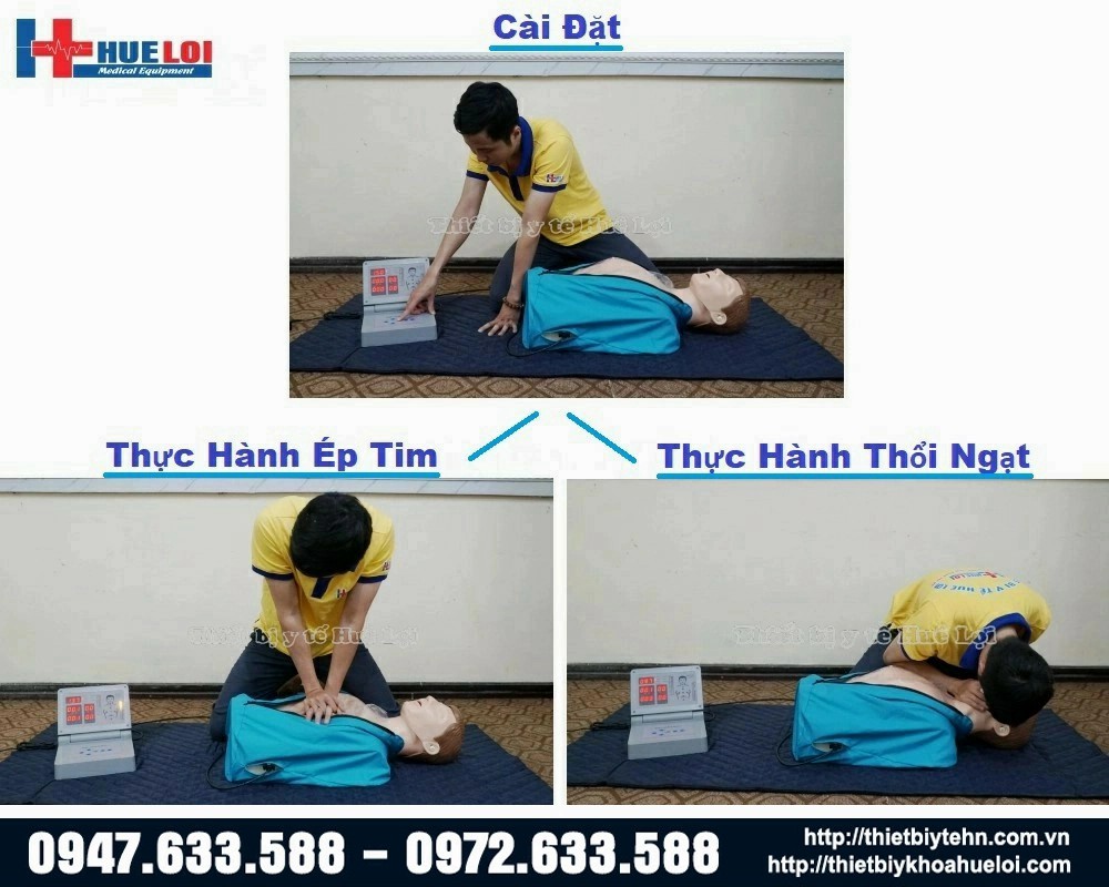 thực hành ép tim thổi ngạt