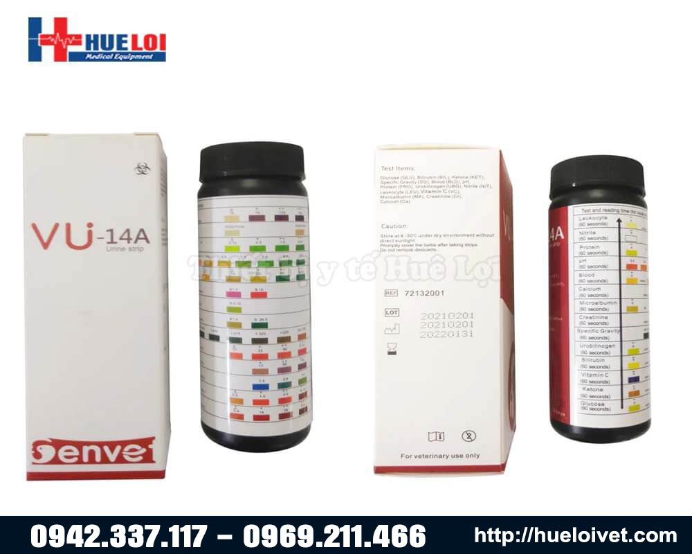 hộp test xét nghiệm nước tiểu vu10