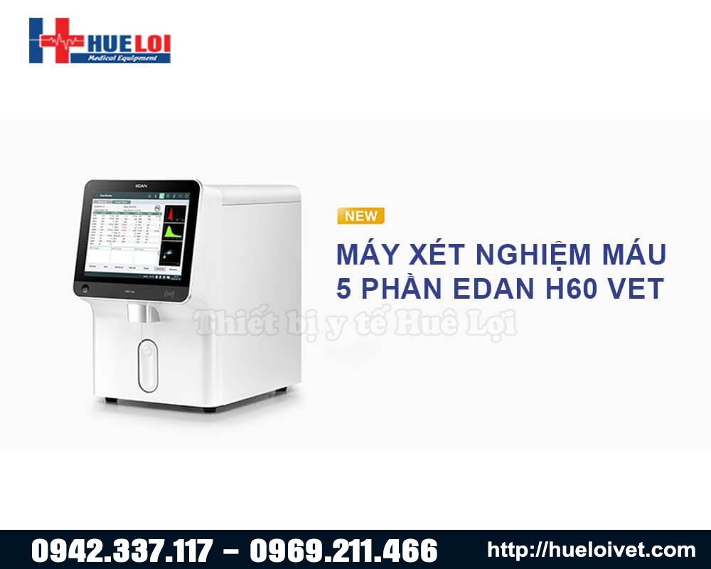 máy xét nghiệm máu 5 thành phần bạch cầu dành cho động vật edan h60