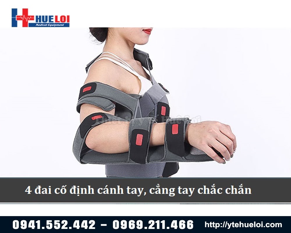 nép cố định gớp vai cho người gãy sương bả vai