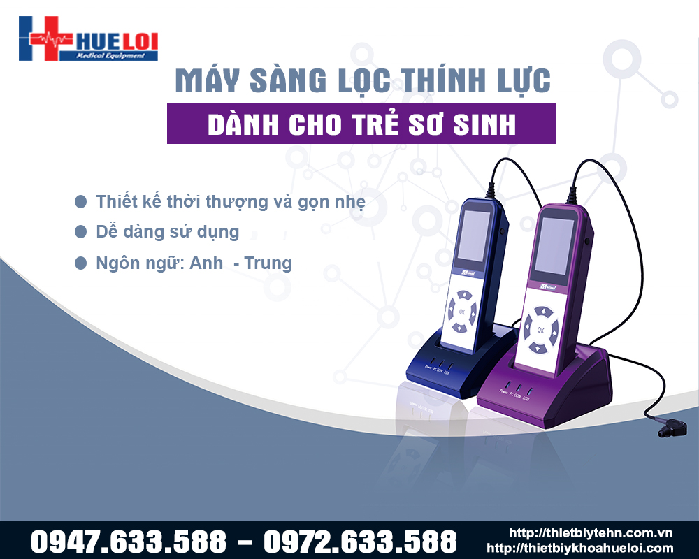 máy sàng lọc thính lực trẻ sơ sinh