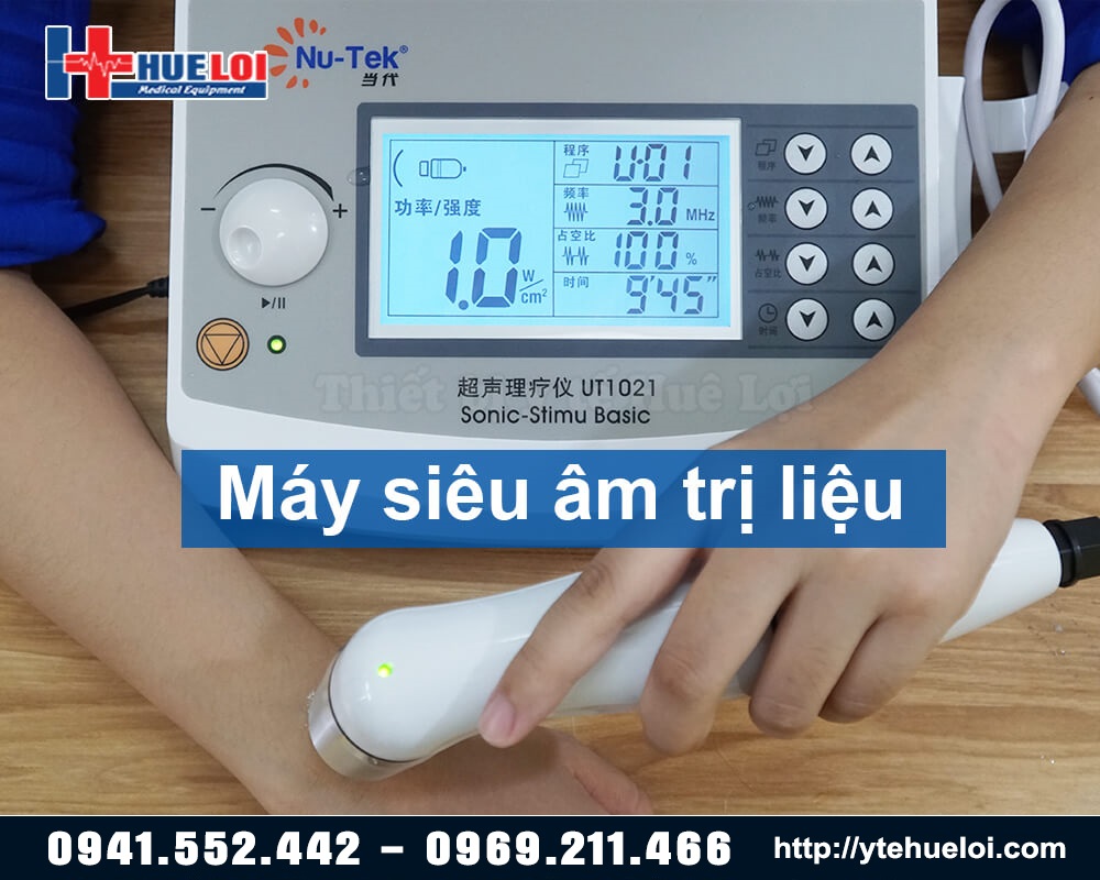 sử dụng máy siêu âm trị liệu nutek 1021