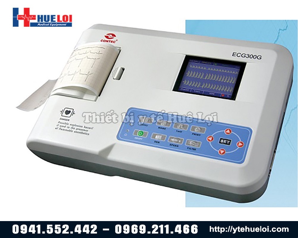 máy điện tim ecg 300g